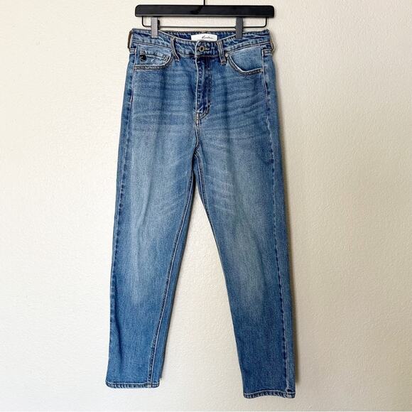 KanCan High Rise Cigarette Leg Jeans Ankle Medium‎ Wash Size 29 - Picture 1 of 7